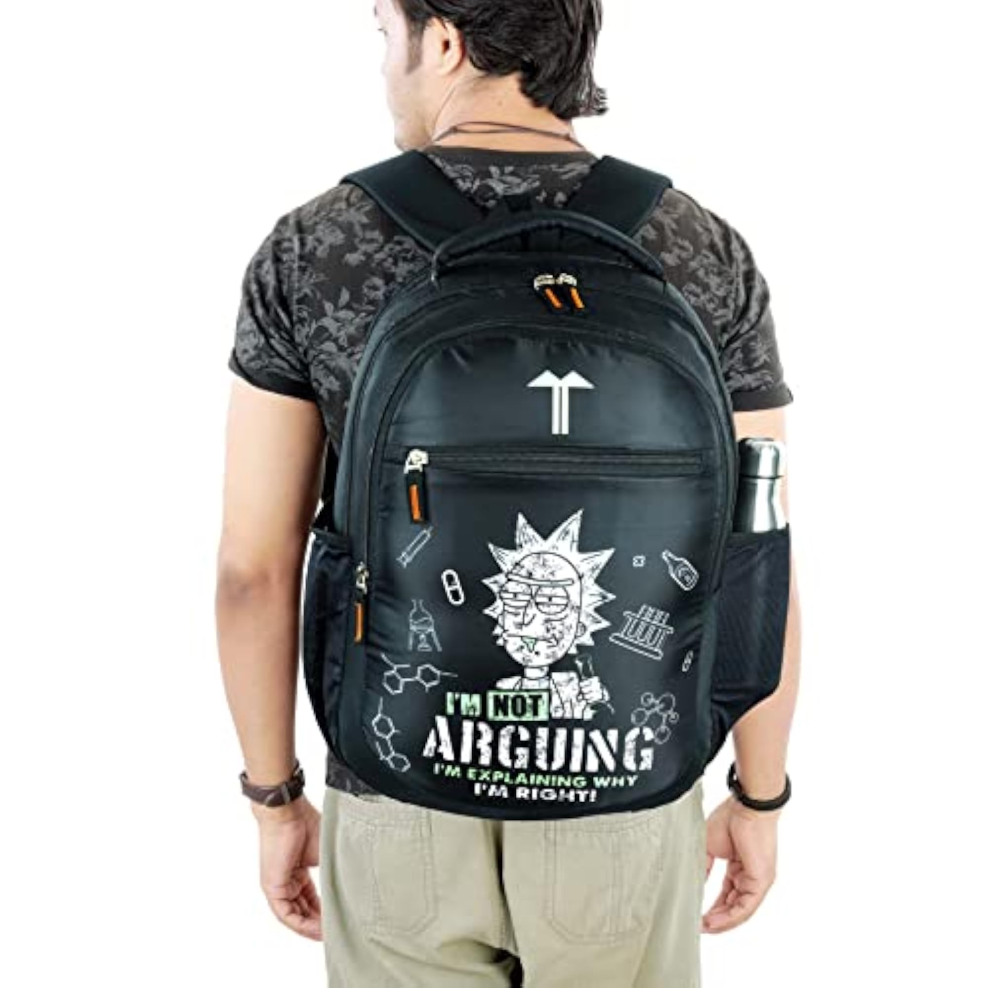 Unisex Casual Polyester 36L Backpack for School and Travel